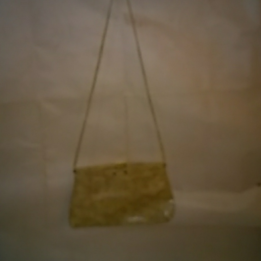 Valerie Jean glossy faux reptile envelope purse